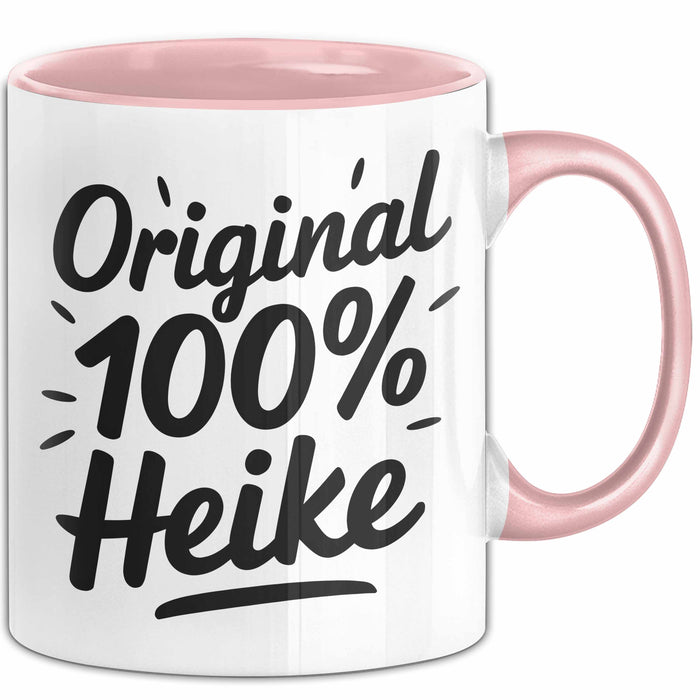 Heike Tasse Geschenk Original 100% Heike Geschenkidee Geburtstag Rosa Trendation