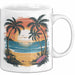Sommerzeit Tasse Geschenkidee für Sonnenliebhaber Weiß Trendation