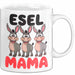 Esel Mama Tasse Geschenk Lustige Geschenkidee Spruch Esel Mama Weiß Trendation