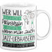 Jazz-Liebhaberin Tasse Geschenk Spruch Wer Will Schon Prinzessin Sein Wenn Man Auch Jazz-Liebhaberin Sein Kann Weiß Trendation