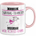 Survival-Trainerin Tasse Geschenk Ich Bin Survival-Trainerin Warum Weil Ich Es Kann Geschenkidee Geburtstag Rosa Trendation