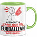 Fußballfan Geschenk Tasse So Gut Kann Nur Ein Fußballfan Aussehen Geschenkidee Kaffee-Becher Grün Trendation