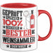 Weinsammler Geschenk Lustiger Spruch für Weinsammler Geschenkidee Bester Weinsammler Der Welt Rot Trendation