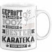Karateka Geschenk Lustiger Spruch für Karateka Geschenkidee Bester Karateka Der Welt Weiß Trendation