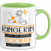 Ringerin Weil Es Keinen Schöneren Beruf Gibt Tasse Geschenk für Eine Ringerin Lustig Grün Trendation