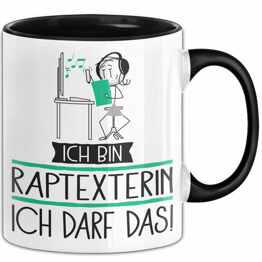 Geschenk für Raptexterin Tasse Lustige Geschenkidee Geburtstag Ich Bin Raptexterin Ich Darf Das Trendation