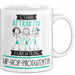 Hip-Hop-Produzentin Tasse Geschenk Becher Stark Attraktiv Furchtlos Hip-Hop-Produzentin Lustige Geschenkidee Weiß Trendation