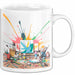 Kunststudent Tasse Geschenk Lustige Geschenkidee Spruch Für Kreative Seelen Weiß Trendation