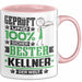 Kellner Geschenk Lustiger Spruch für Kellner Geschenkidee Bester Kellner Der Welt Rosa Trendation