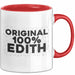 Edith Tasse Original 100% Edith Geschenk Rot Trendation