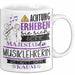 Musiklehrerin Tasse Geschenk Lustiger Spruch Bitte Erheben Sie Sich Seine Majestät Die Musiklehrerin Betritt Den Raum Weiß Trendation