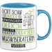 Musikberaterin Geschenk Becher Tasse Gott Schuf Alle Menschen Gleich Nur Die Besten Durfeten Musikberaterin Werden Geschenkidee Lustig Blau Trendation