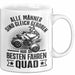 Quad-Fahrer Tasse Geschenk Alle Männer Sind Gleich Geboren Nur Die Besten Werden Quad-Fahrer Weiß Trendation
