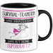 Survival-Trainerin Und Prinzessin Tasse Geschenk Für Eine Survival-Trainerin Geburtstag Was Ist Deine Superkraft Trendation