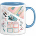 Scrapbooker Tasse Geschenk Lustige Geschenkidee Spruch Für Erinnerungs Bewahrer Blau Trendation