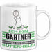 Gärtner Geschenk Tasse Ich Bin Gärtner Aber Sag Doch Einfach Superheld Lustige Geschenkdiee für Gärtner Kaffee-Becher Weiß Trendation
