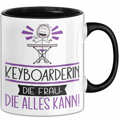 Keyboarderin Geschenk Tasse Becher Die Frau Die Allen Kann Geschenkidee für eine Keyboarderin Lustig Trendation