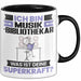 Musikbibliothekar Tasse Geschenk für Musikbibliothekar Geburtstag Lustiger Spruch Kaffee-Becher Was Ist Deine Superkraft Schwarz Trendation