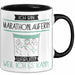Marathonläuferin Tasse Geschenk Ich Bin Marathonläuferin Warum Weil Ich Es Kann Geschenkidee Geburtstag Trendation