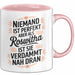 Roswitha Tasse Geschenk Niemand Ist Perfekt Roswitha Verdammt Nah Dran Geschenkidee Rosa Trendation