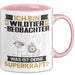 Wildtierbeobachter Tasse Geschenk für Wildtierbeobachter Geburtstag Lustiger Spruch Kaffee-Becher Was Ist Deine Superkraft Rosa Trendation