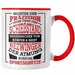 Lustige Schießen-Tasse für Sportschützen Geschenk Ich Bin Sportschütze Präzision Rot Trendation