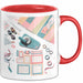 Scrapbooker Tasse Geschenk Lustige Geschenkidee Spruch Für Erinnerungs Bewahrer Rot Trendation