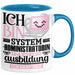 Systemadministratorin Ausbildung Start Geschenk Tasse Ich Bin Systemadministratorin In Der Ausbildung Ich Darf Das Kaffee-Becher Geschenkidee Blau Trendation