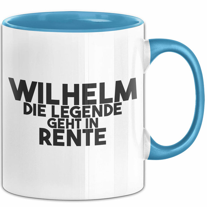 Wilhelm Tasse Wilhelm – Die Legende Geht In Rente Geschenk