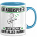 Gitarrenspieler Tasse Geschenk für Gitarrenspieler Der Mann Der Alles Kann Geschenkidee zum Geburtstag Blau Trendation