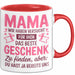 Mama Muttertag Tasse Becher Geschenk Lustige Geschenkidee Spruch Mama Wir Haben Versucht Für Dich Das Beste Geschenk Zu Finden Rot Trendation