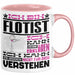 Flötist Geschenk Tasse Geschenkidee für Flötist Geburtstag Lustig Ich Bin Flötist Ich Kann Es Dir Erklären Aber Nicht Für Dich Verstehen Rosa Trendation