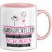 Hundesportlerin Weil Es Keinen Schöneren Beruf Gibt Tasse Geschenk für Eine Hundesportlerin Lustig Rosa Trendation