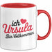 Ursula Tasse Geschenk Ich Bin Vollkommen Ursula Geschenkidee Geburtstag Rot Trendation