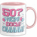 50er Geburtstag Geschenk Männer Frauen 50 Nein Doch Ohhhh Lustiger Spruch Geschenkidee Kaffee-Becher Rosa Trendation
