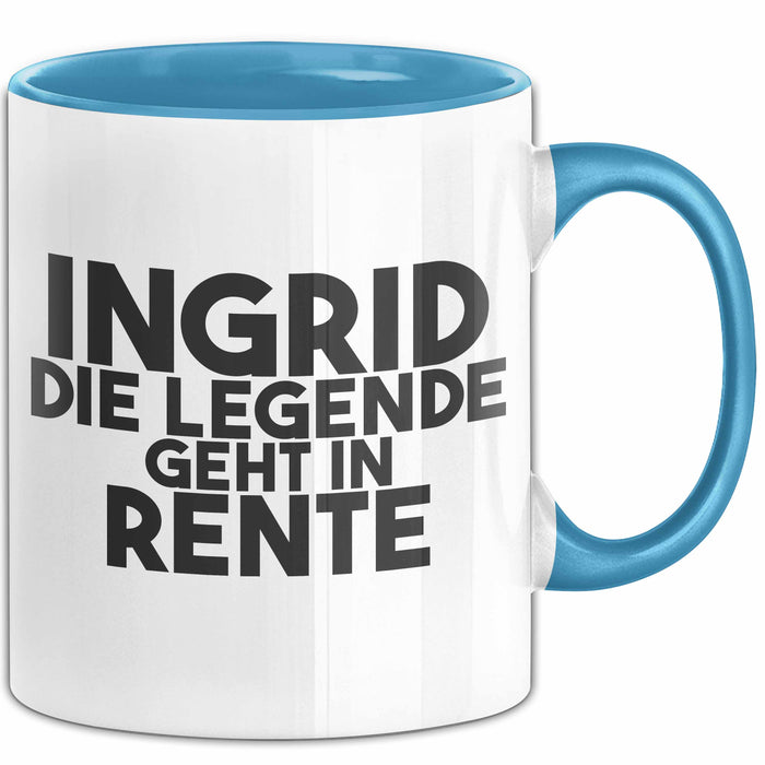 Ingrid Tasse Ingrid – Die Legende Geht In Rente Geschenk