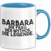 Barbara Tasse Barbara – Die Frau. Der Mythos. Die Legende. Geschenk Blau Trendation