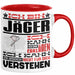 Jäger Geschenk Tasse Lustige Geschenkdiee für einen Jäger Geburtstag Ich Bin Jäger Ich Kann Es Dir Erklären Aber Nicht Für Dich Verstehen Rot Trendation