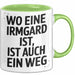 Irmgard Tasse Geschenk Wo Eine Irmgard Ist Ist Auch Ein Weg Geschenkidee Becher mit Name Grün Trendation