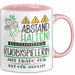 Rugbyspielerin Tasse Geschenk Lustig Abstand Halten Hochleistungs-Rugbyspielerin Mit Drang Zur Perfektion Bei Der Arbeit Rosa Trendation