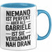 Gabriele Tasse Geschenk Niemand Ist Perfekt Gabriele Verdammt Nah Dran Geschenkidee Blau Trendation