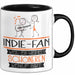 Indie-Fan Weil Es Keinen Schöneren Beruf Gibt Tasse Geschenk für Eine Indie-Fan Lustig Trendation