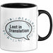 Linguist Tasse Geschenkidee Lost in Translation Sprachnerd Trendation