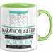 Marathonläuferin Weil Es Keinen Schöneren Beruf Gibt Tasse Geschenk für Eine Marathonläuferin Lustig Grün Trendation