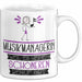 Musikmanagerin Weil Es Keinen Schöneren Beruf Gibt Tasse Geschenk für Eine Musikmanagerin Lustig Weiß Trendation