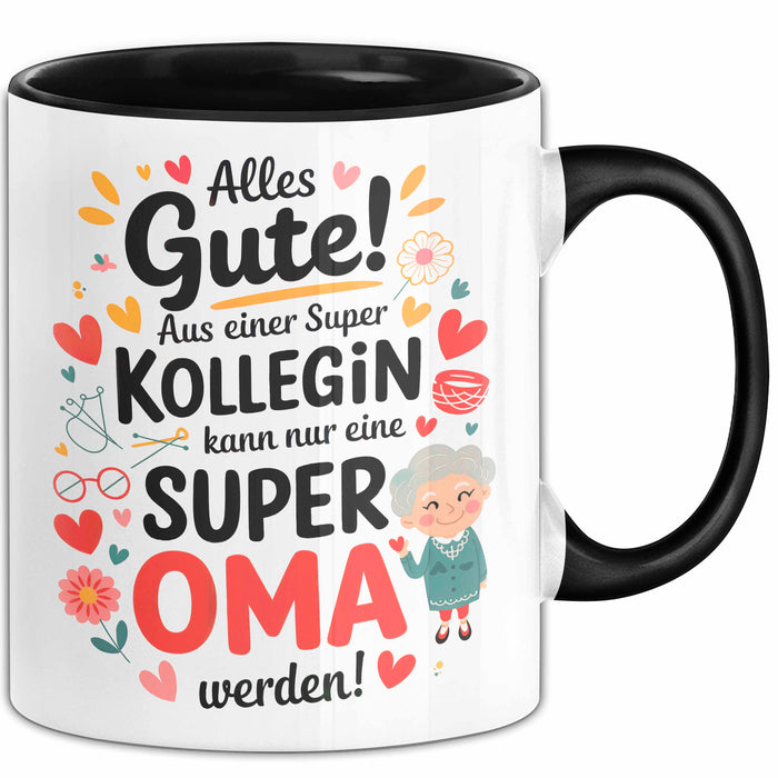 Oma Tasse Geschenkidee Beste Kollegin Oma Geschenk Trendation
