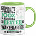 Wakeboarder Geschenk Lustiger Spruch für Wakeboarder Geschenkidee Bester Wakeboarder Der Welt Grün Trendation