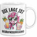 Humor Tasse Geschenk Die Lage Ist Besäufniserregend Geschenkidee Kaffee-Becher Weiß Trendation