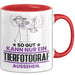 Tierfotograf Geschenk Tasse So Gut Kann Nur Ein Tierfotograf Aussehen Geschenkidee Kaffee-Becher Rot Trendation