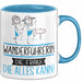 Wanderführerin Geschenk Tasse Becher Die Frau Die Allen Kann Geschenkidee für eine Wanderführerin Lustig Blau Trendation